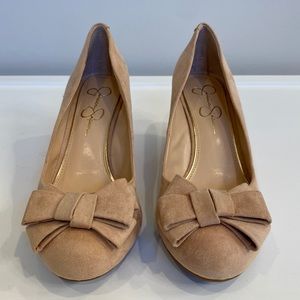 Jessica Simpson Sheryl Microsuede Wedge size 8.5